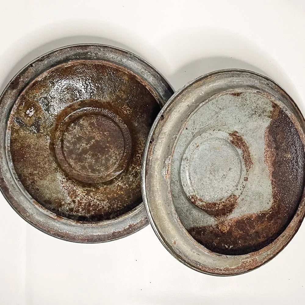 1950s Chevy Dog Dish Hubcap Set of 2