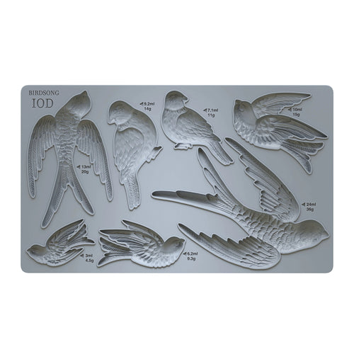 IOD BIRDSONG Decor Mould by IOD Iron Orchid Designs