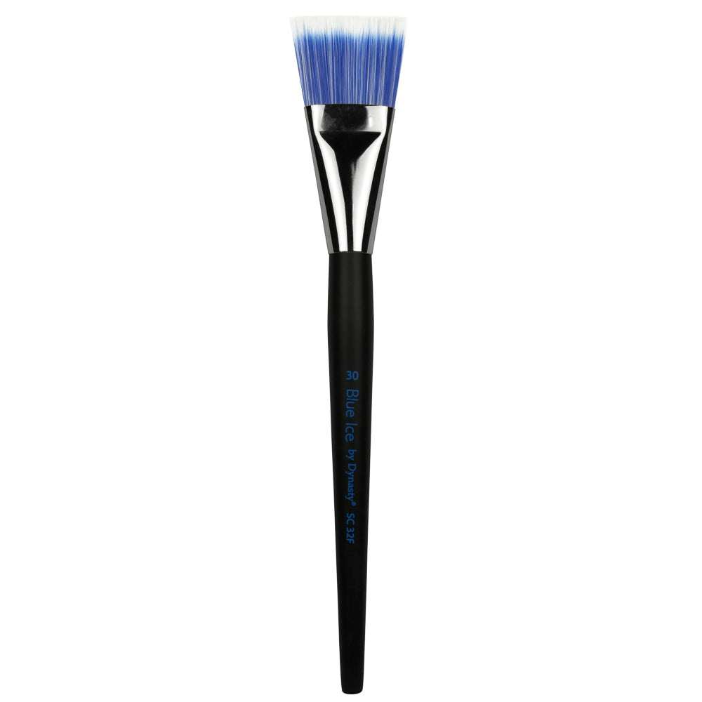 Blue Ice Flat Brush Size 30 - Dynasty