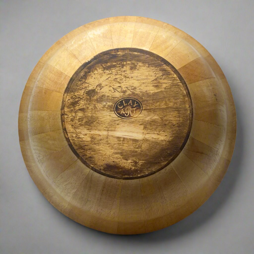 Clay Art Wood Bowl