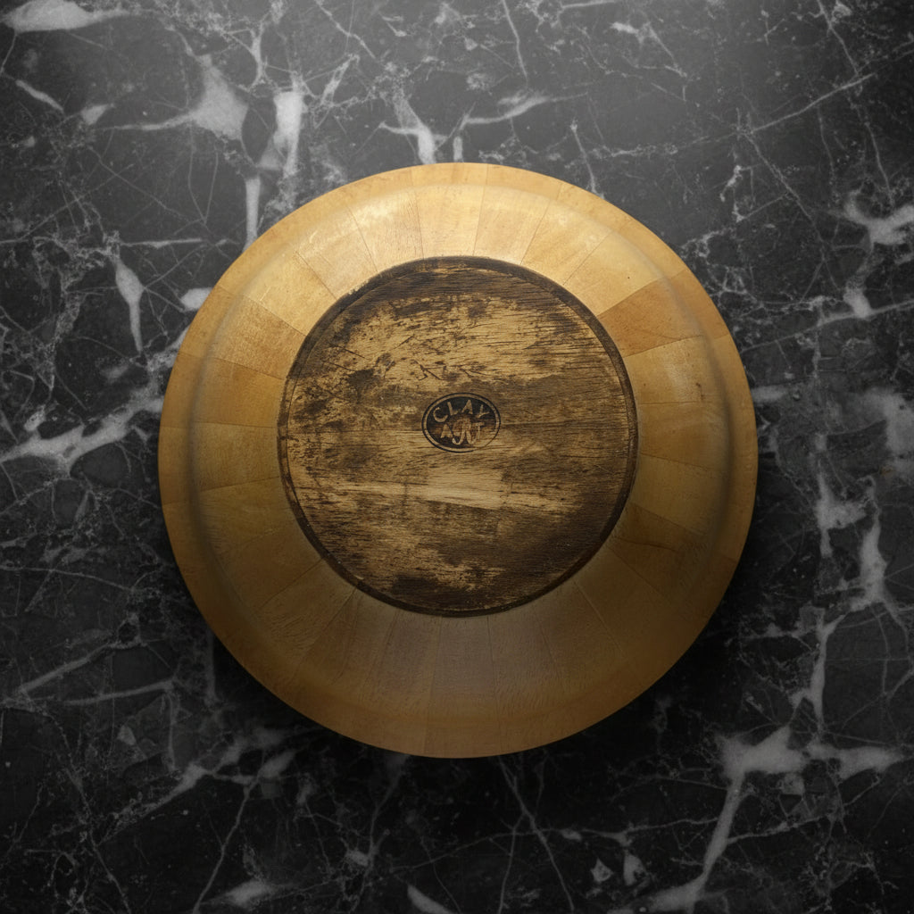 Clay Art Wood Bowl