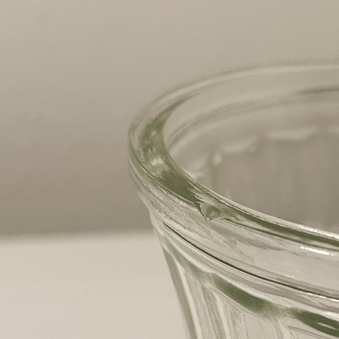 1960s Hoosier Glass Ribbed Vase #4088-C