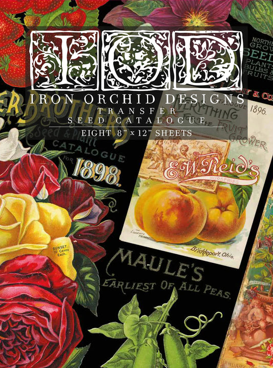 IOD SEED CATALOG Decor Transfer by Iron Orchid Designs
