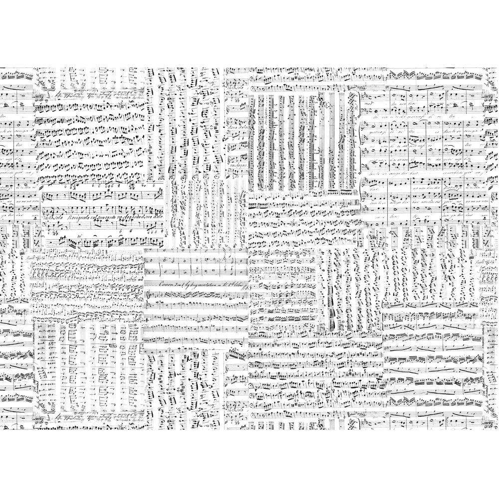 Music Notes Masterboard Decoupage Paper - Roycycled Treasures