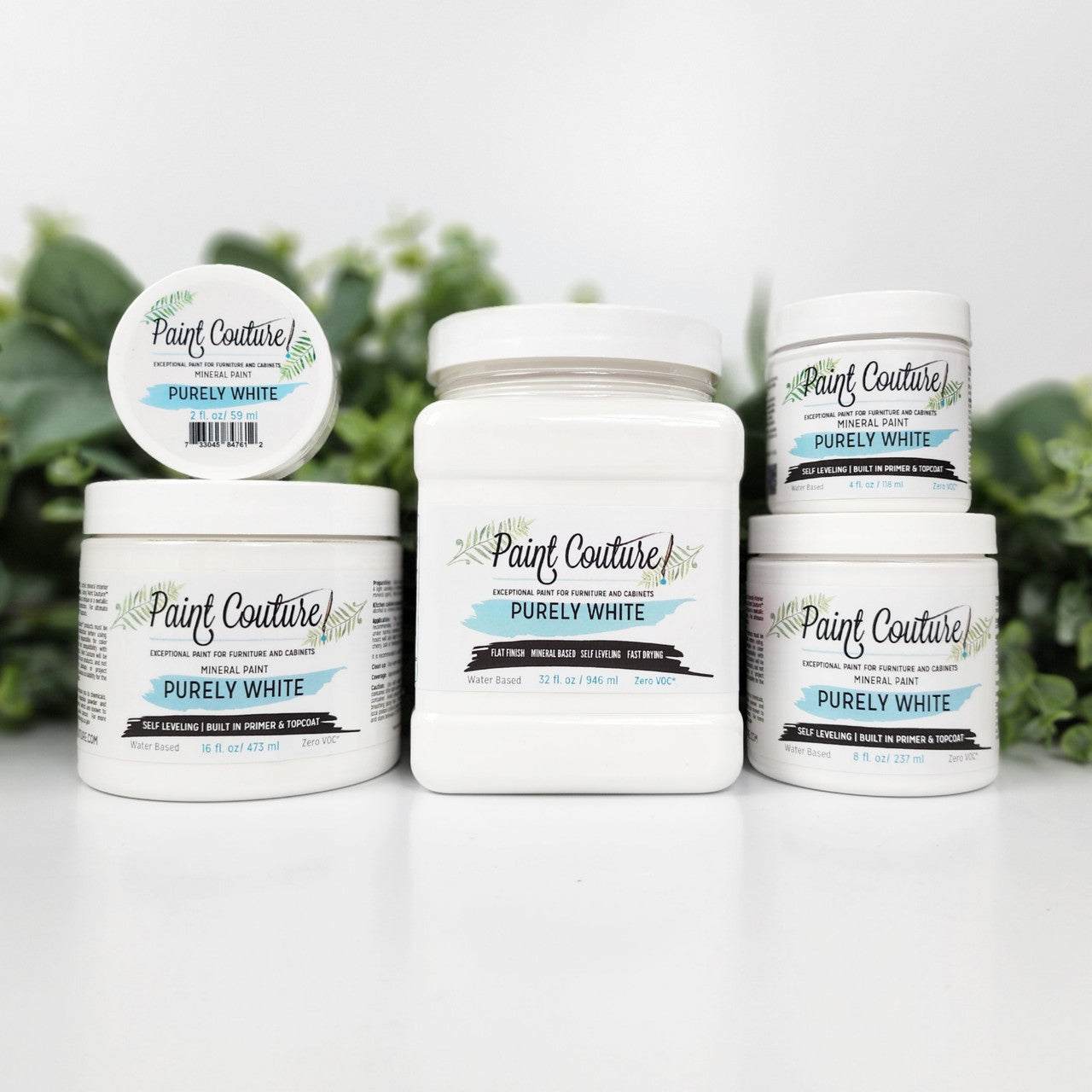 Purely White Acrylic Mineral Paint - Paint Couture