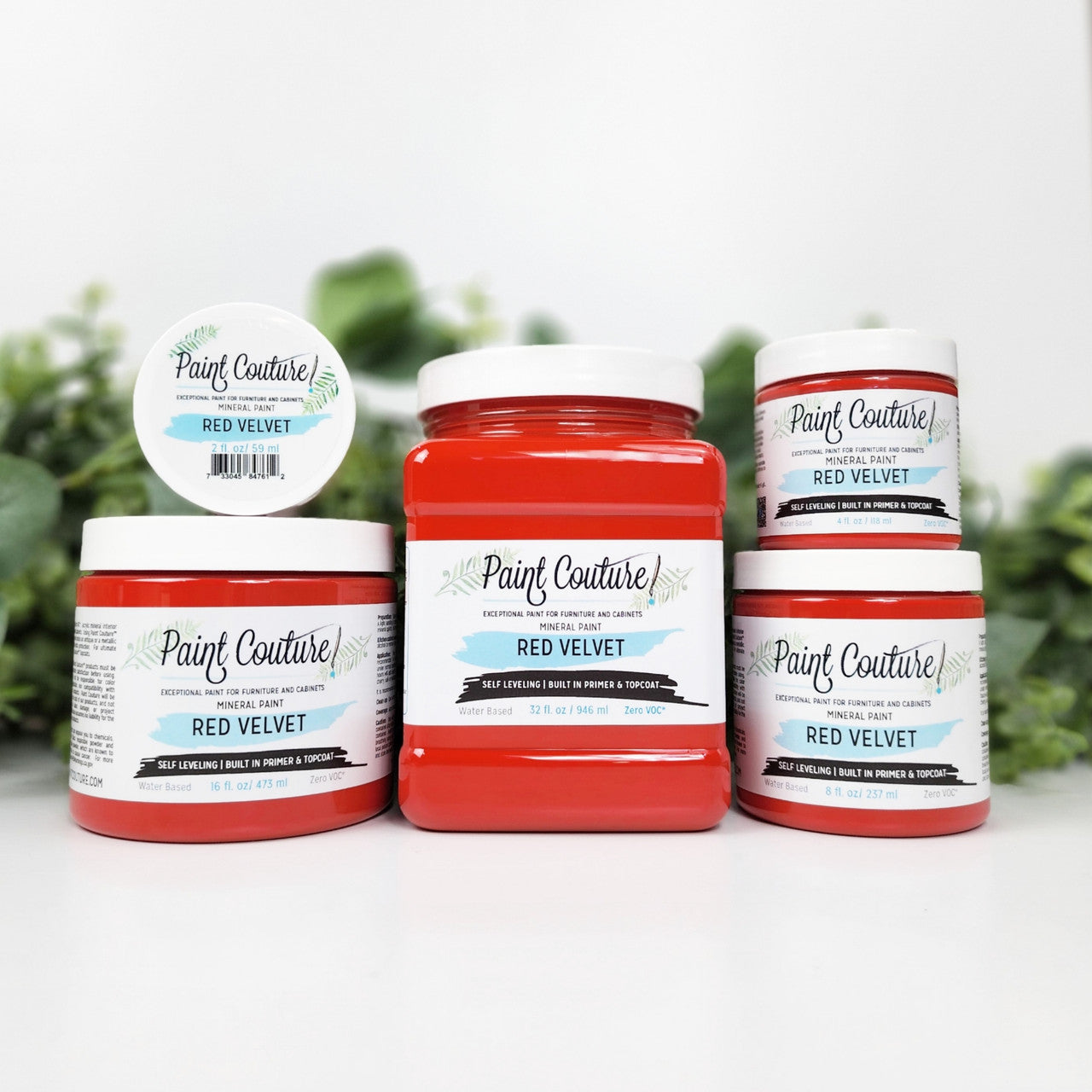 Red Velvet Acrylic Mineral Paint - Paint Couture