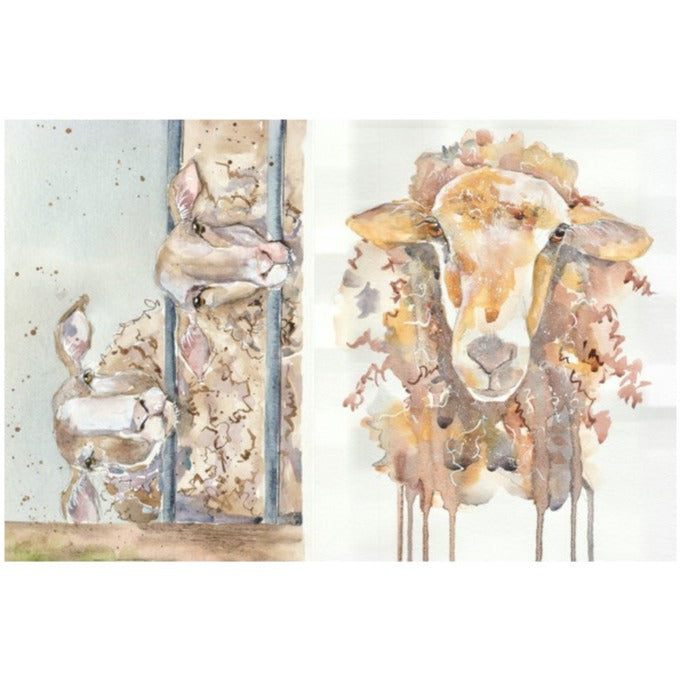 Roycycled Decoupage Paper - Sheep