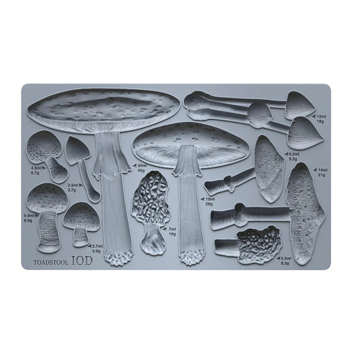 IOD TOADSTOOL Decor Mould by Iron Orchid Designs