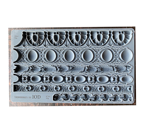 IOD TRIMMINGS 3 Decor Mould by Iron Orchid Designs