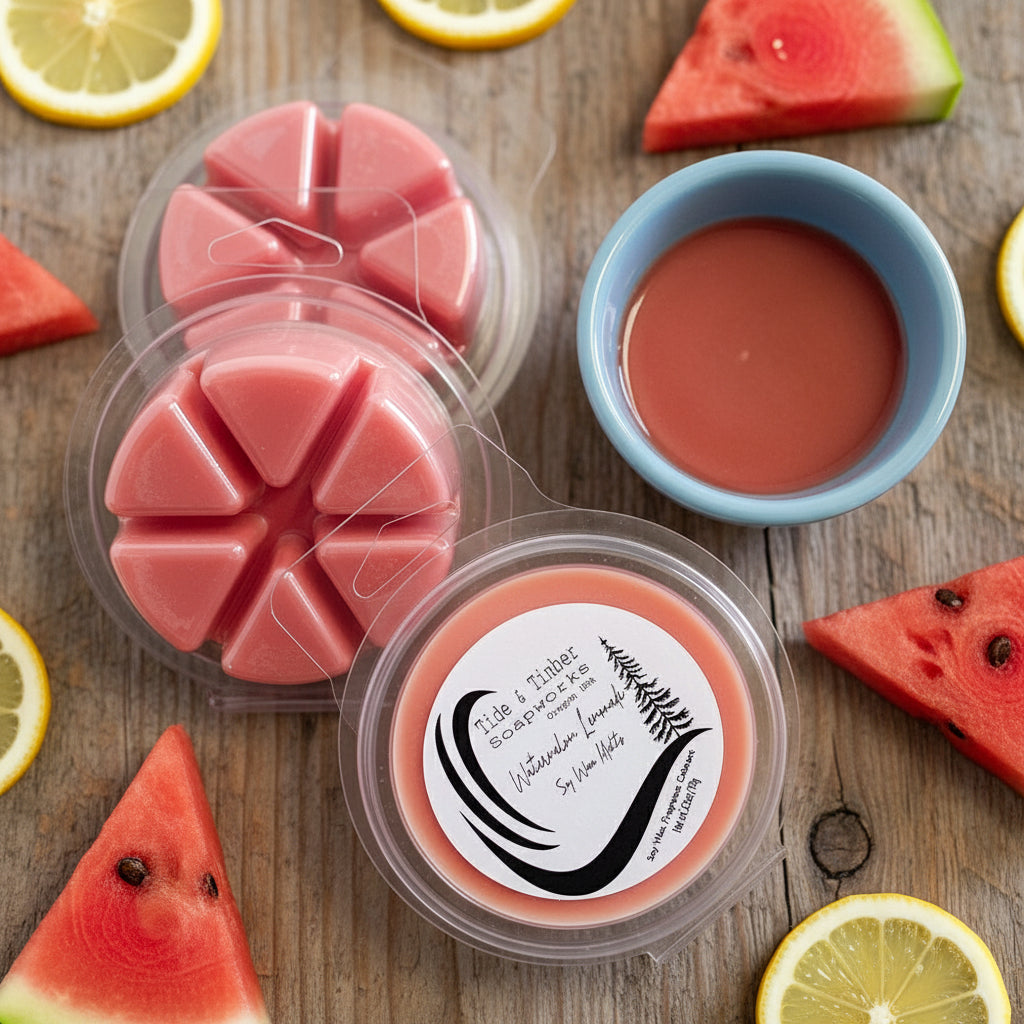 Watermelon Lemonade Wax Melts by Tide & Timber Soapworks