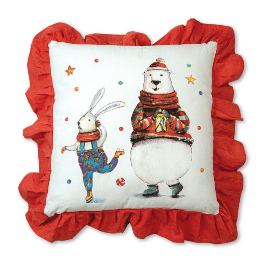 Christmas Cotton Throw Pillow by CTW Home Collection-CTW Home Collection-Throw Pillow-Stockton Farm