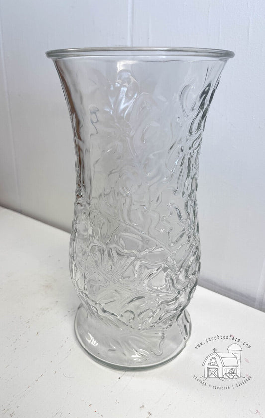 EO Brody Clear Glass Vase Vintage-EO Brody Co-Vintage Glass Vase-Stockton Farm