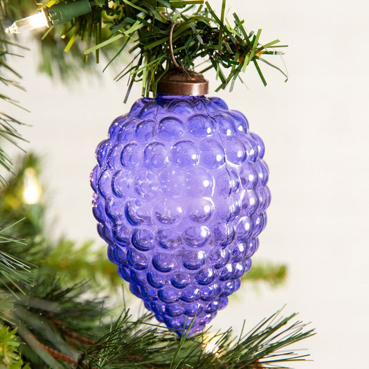 Grapes Blown Glass Ornament by CTW Home Collection-CTW Home Collection-Ornament-Stockton Farm