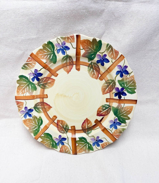 Hand Painted Poctnijia Comilol Plate Vintage-Poctnijia Comilol-Art Plate-Stockton Farm