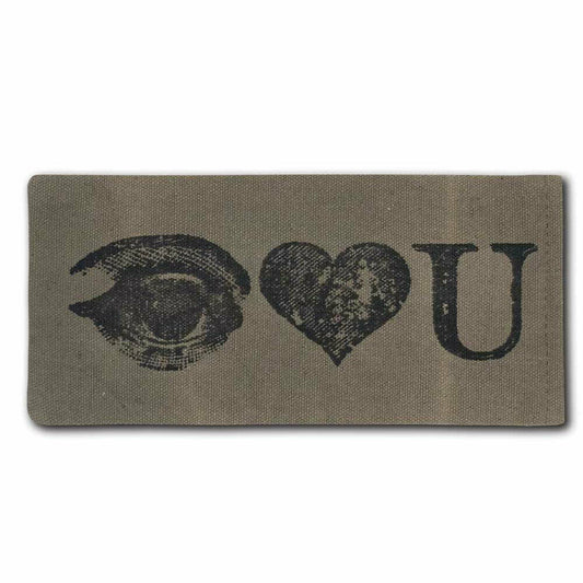 I Luv You Eyeglass Canvas Case by CTW Home Collection-CTW Home Collection-Glasses Case-Stockton Farm