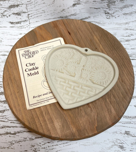 Sunflower Basket Cookie Mold by Pampered Chef 1994-Pampered Chef-Cookie Mold-Stockton Farm