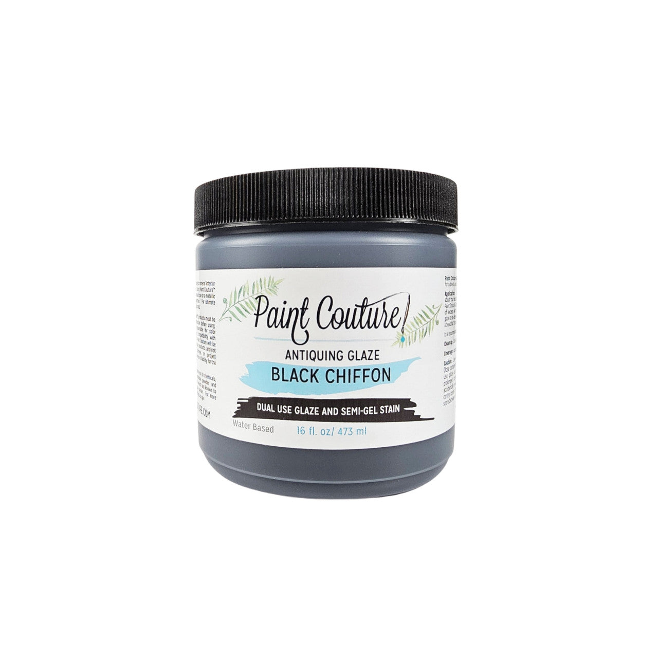 Black Chiffon Antiquing Glaze - Paint Couture