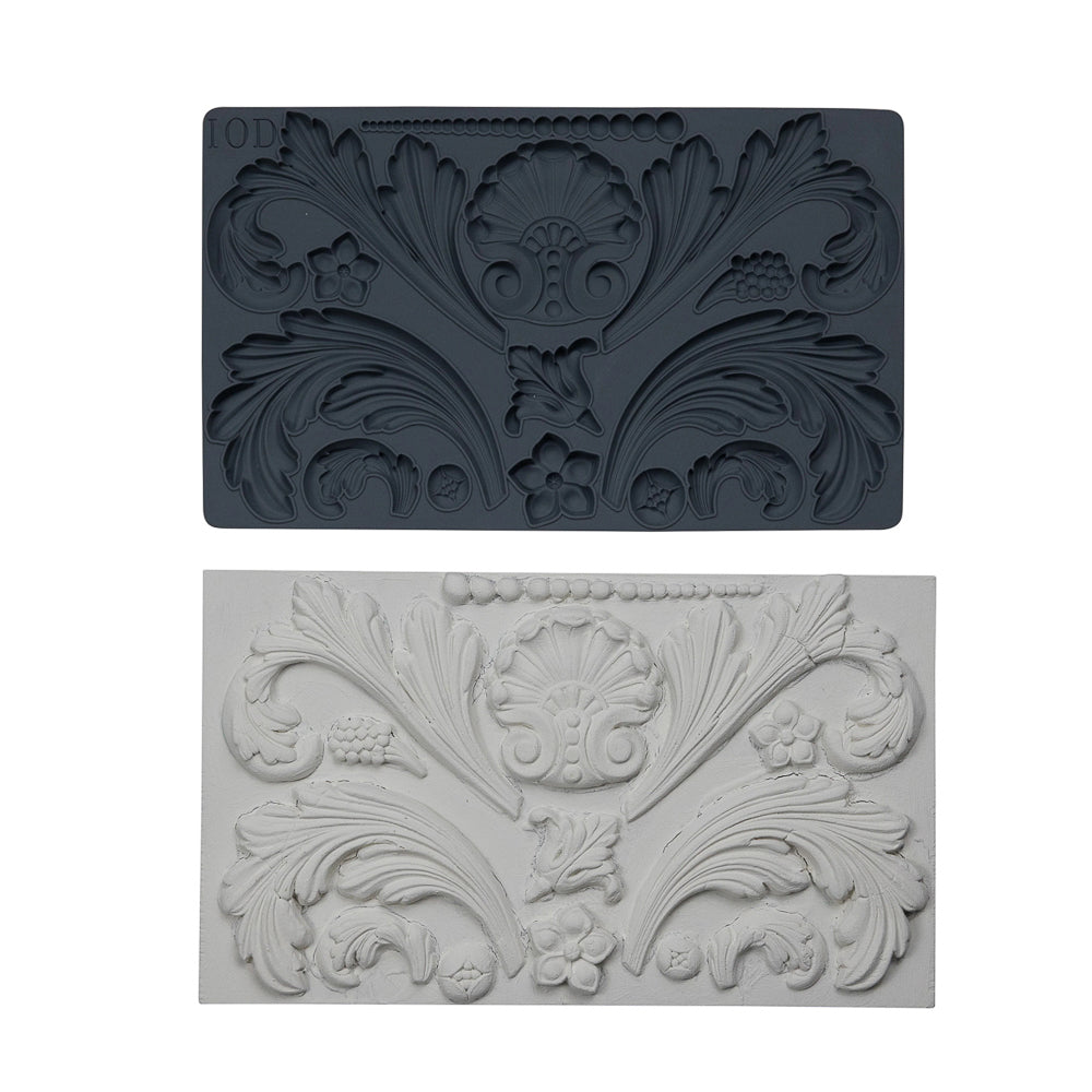 IOD ACANTHUS SCROLL Decor Mould by Iron Orchid Designs