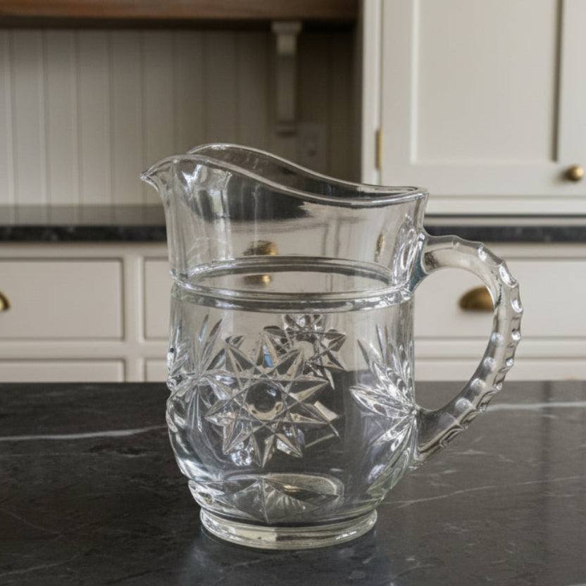 1960s Anchor Hocking Star of David Pitcher