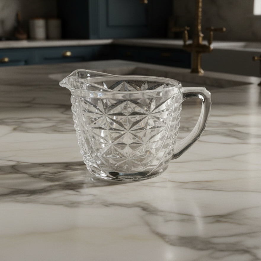 1960s Anchor Hocking Stars & Bars Creamer