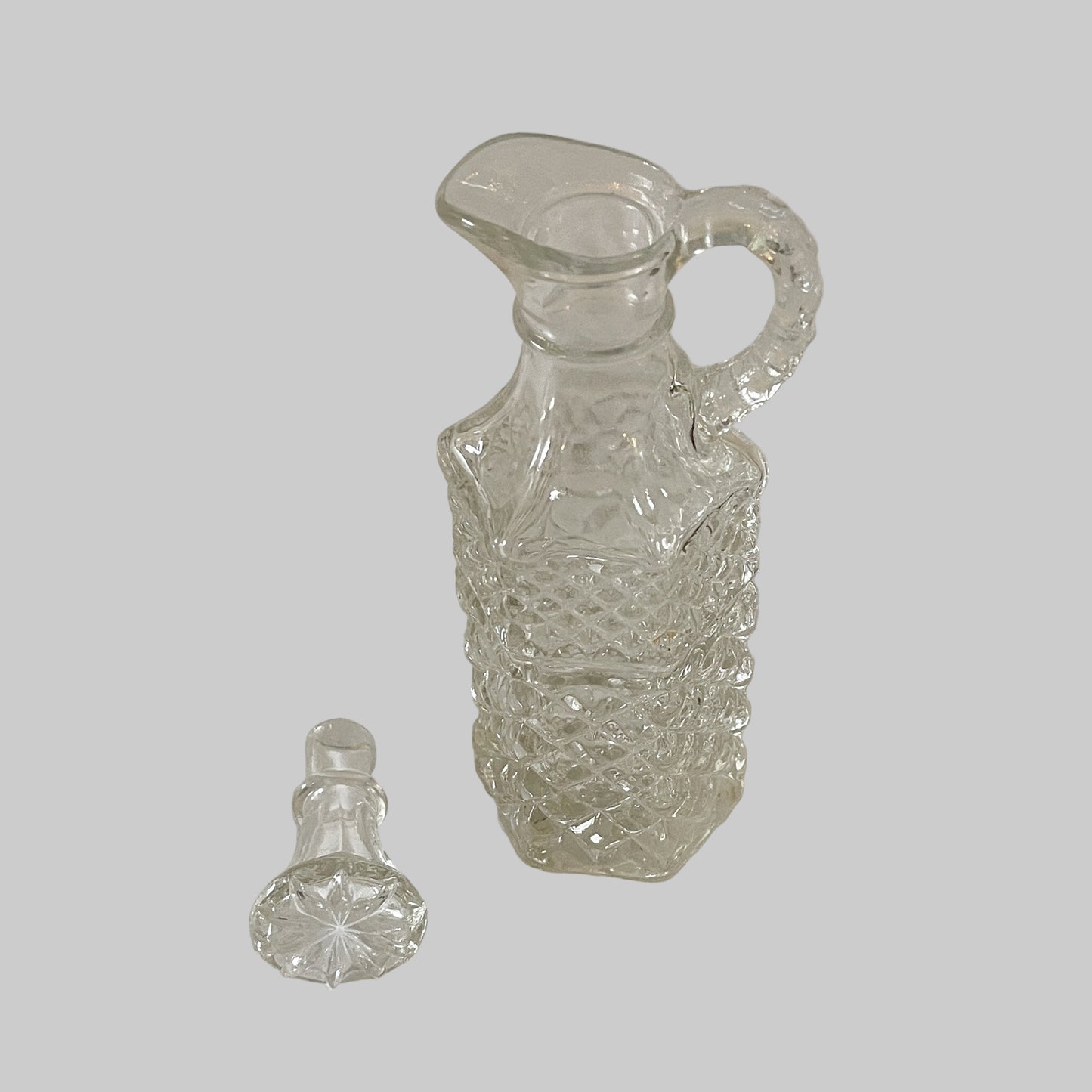 1960s Anchor Hocking Wexford Cruet with Stopper