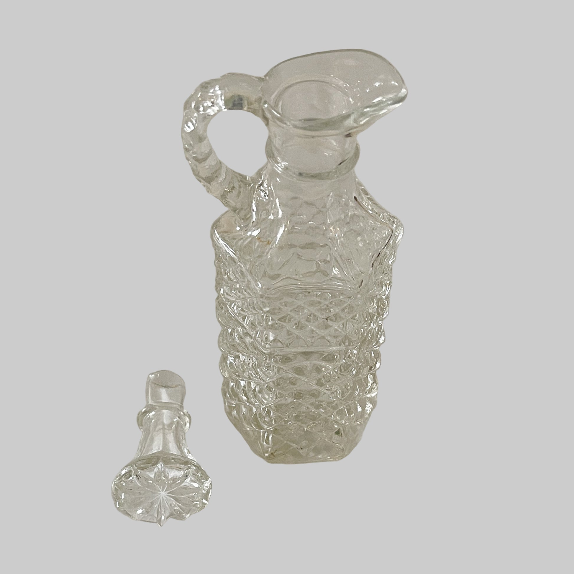 1960s Anchor Hocking Wexford Cruet with Stopper