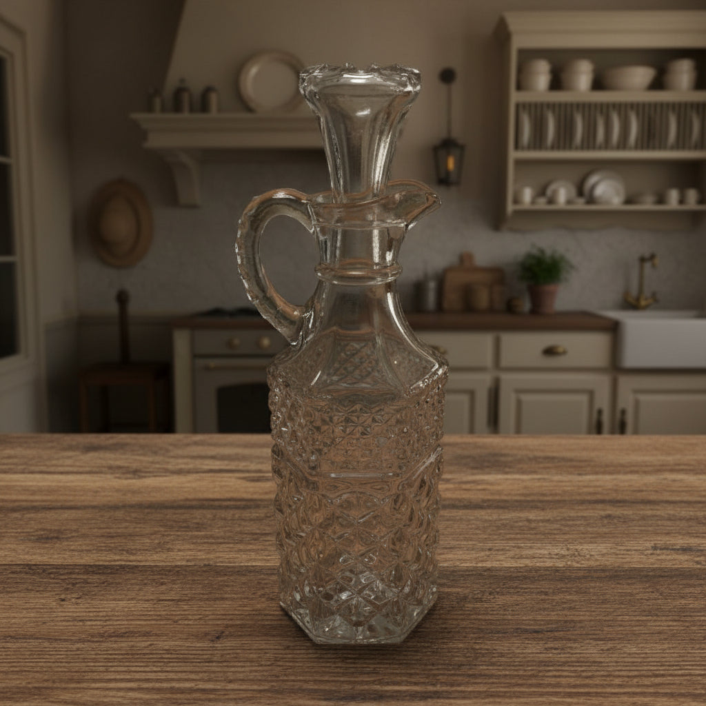 1960s Anchor Hocking Wexford Cruet with Stopper