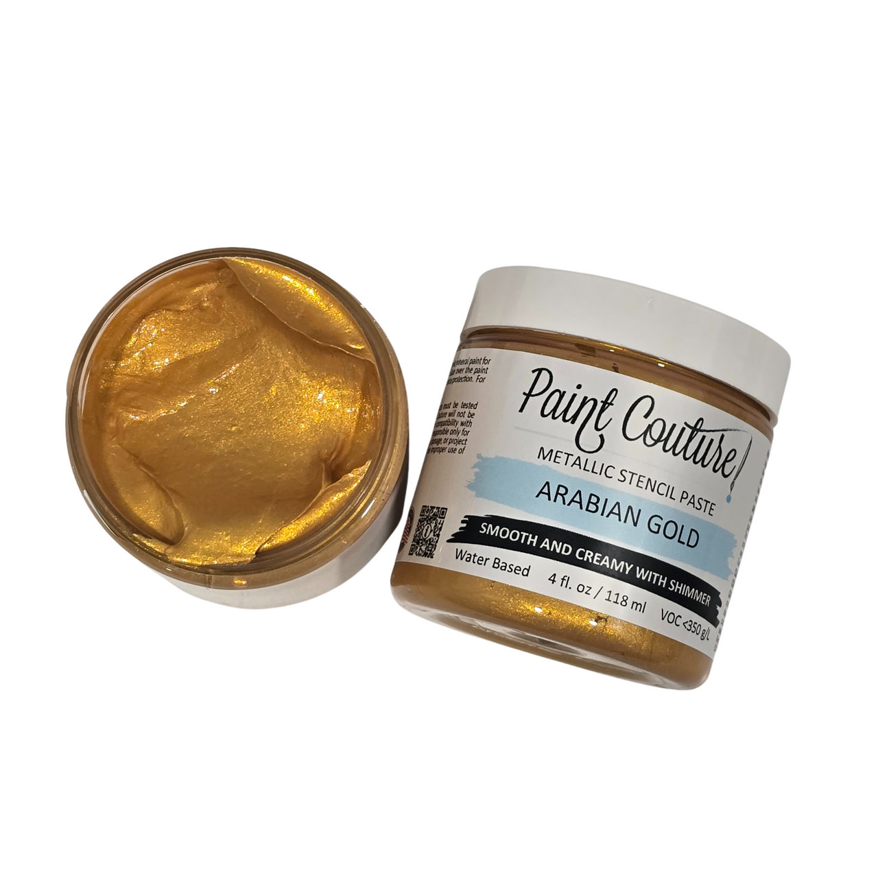 Arabian Gold Metallic Stencil Paste - Paint Couture