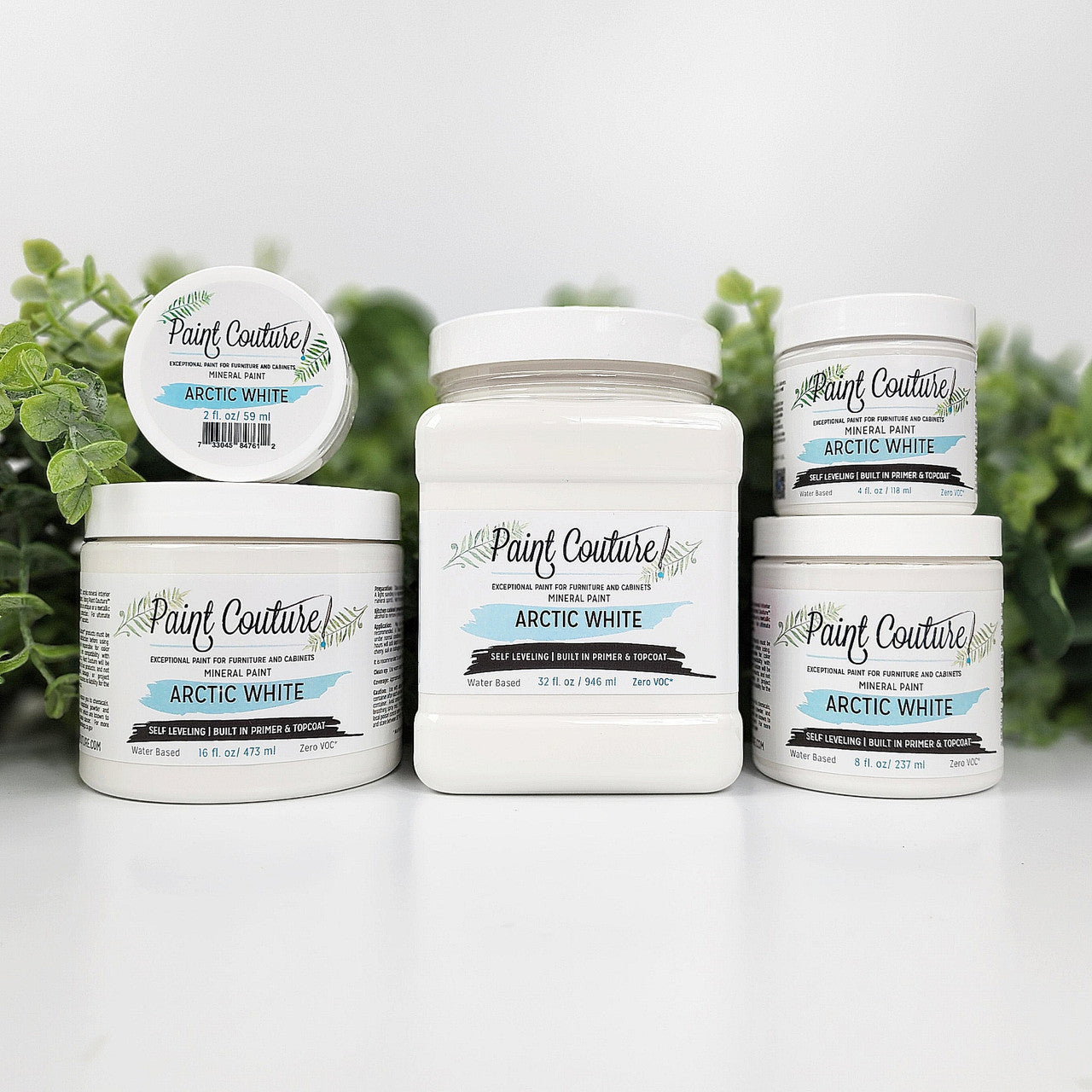 Arctic White Acrylic Mineral Paint - Paint Couture