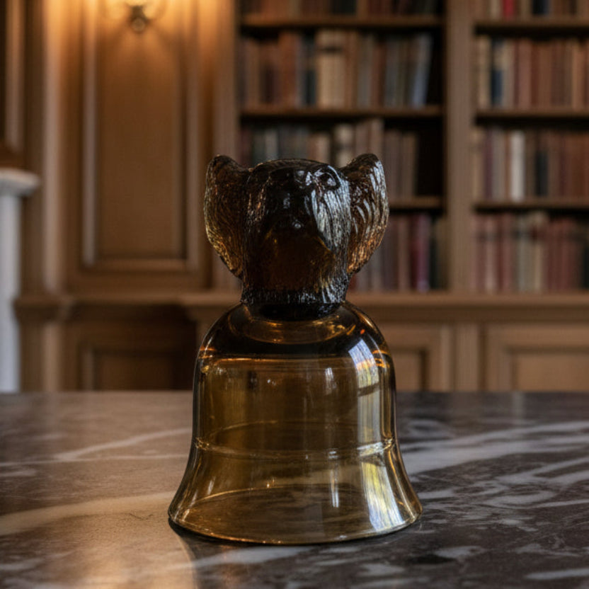 1980s Avon Chesapeake Dog Head Candle Holder