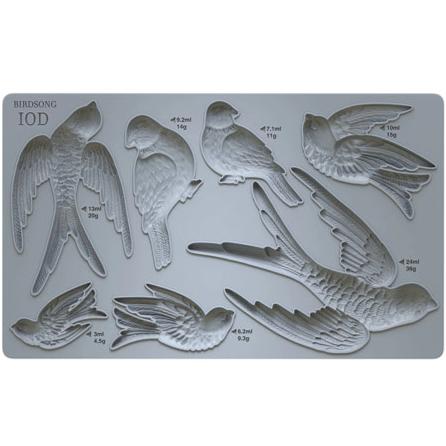 IOD BIRDSONG Decor Mould by IOD Iron Orchid Designs