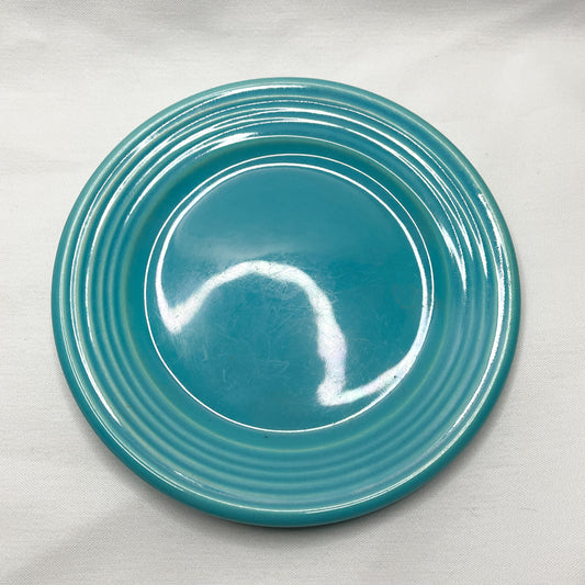 Bauer Pottery Monterey Turquoise Bread Plate | 1936-1945