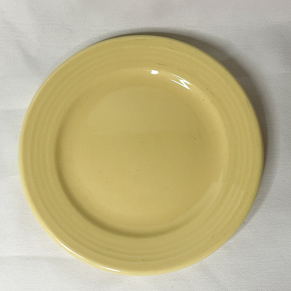 Bauer Pottery Monterey Yellow Bread Plate | 1936-1945