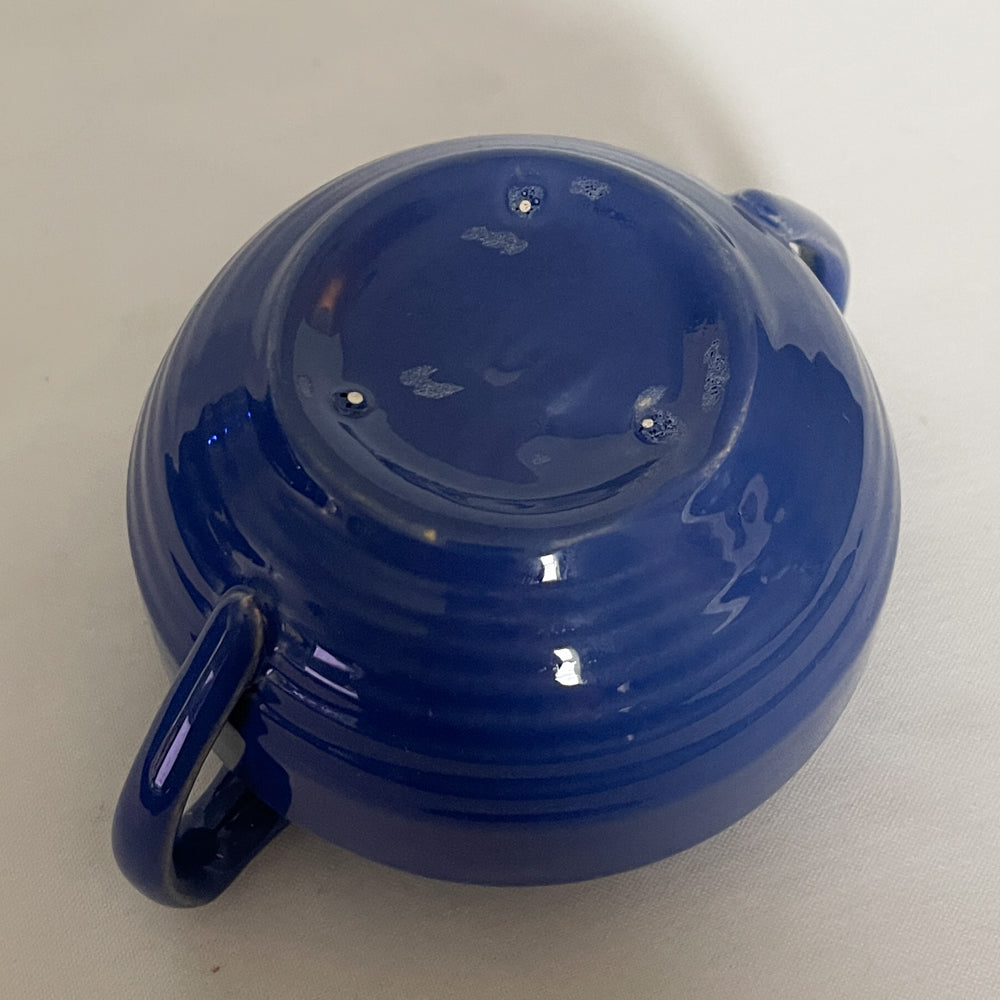 Bauer Pottery Monterey Cobalt Blue Open Sugar Bowl | 1936-1945