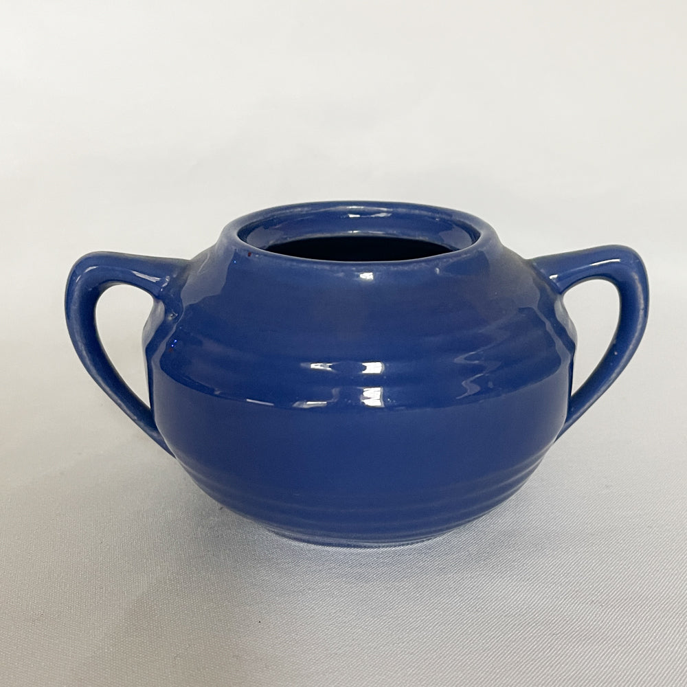 Bauer Pottery Monterey Cobalt Blue Open Sugar Bowl | 1936-1945