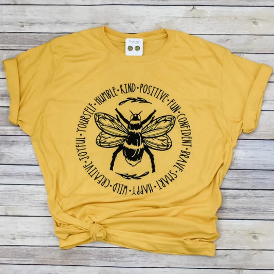BEE HUMBLE & KIND TEE by Daydreamer Designs
