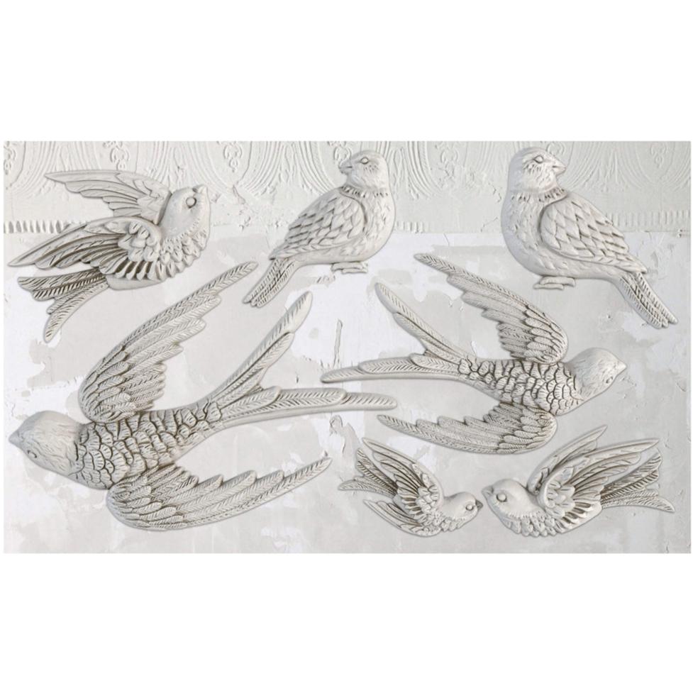 IOD BIRDSONG Decor Mould by IOD Iron Orchid Designs