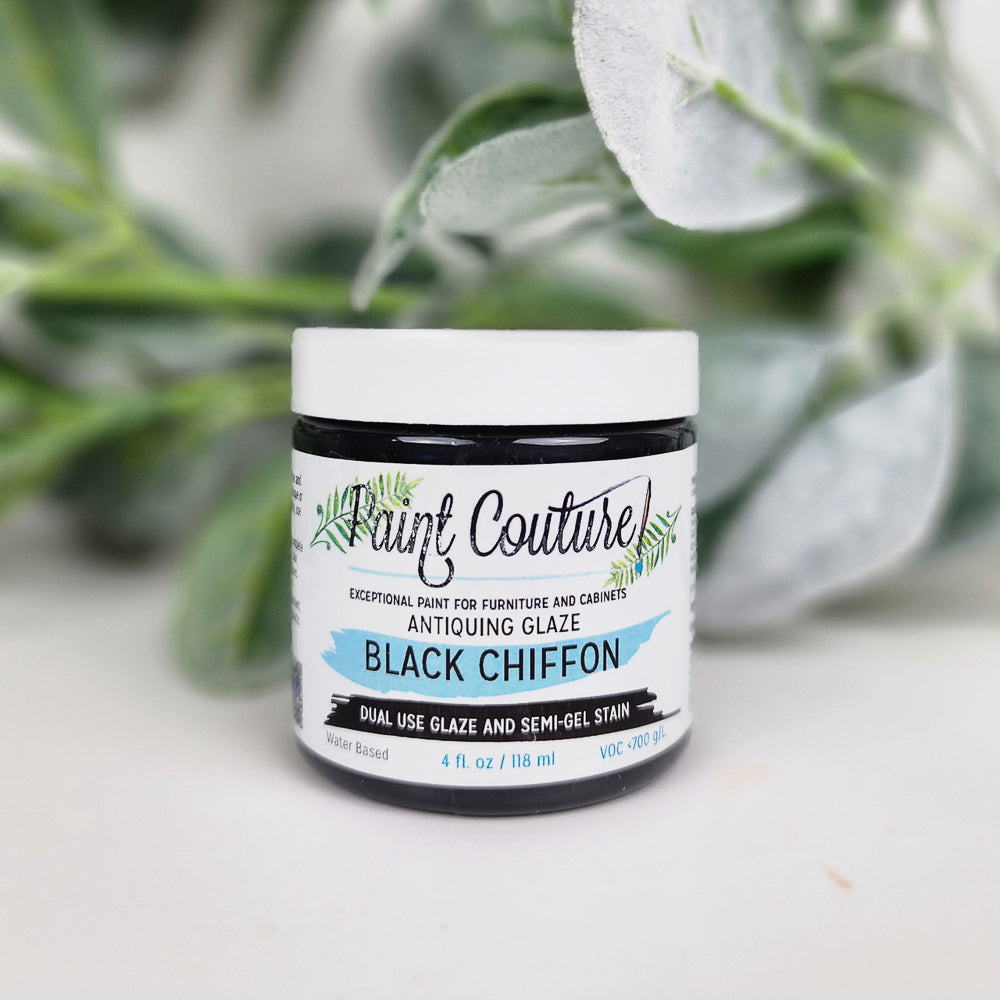 Black Chiffon Antiquing Glaze - Paint Couture