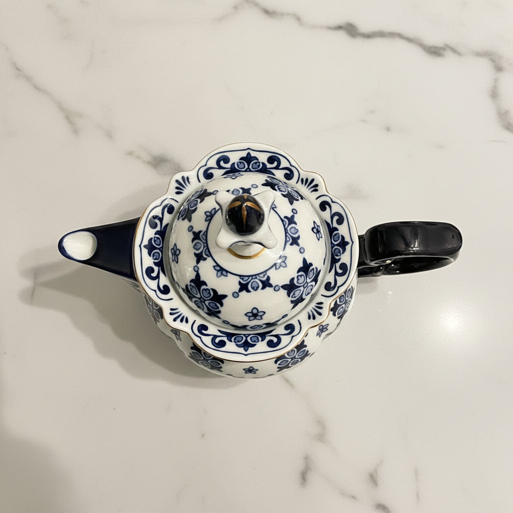 1990s Bombay Co Sommerhill Porcelain Teapot