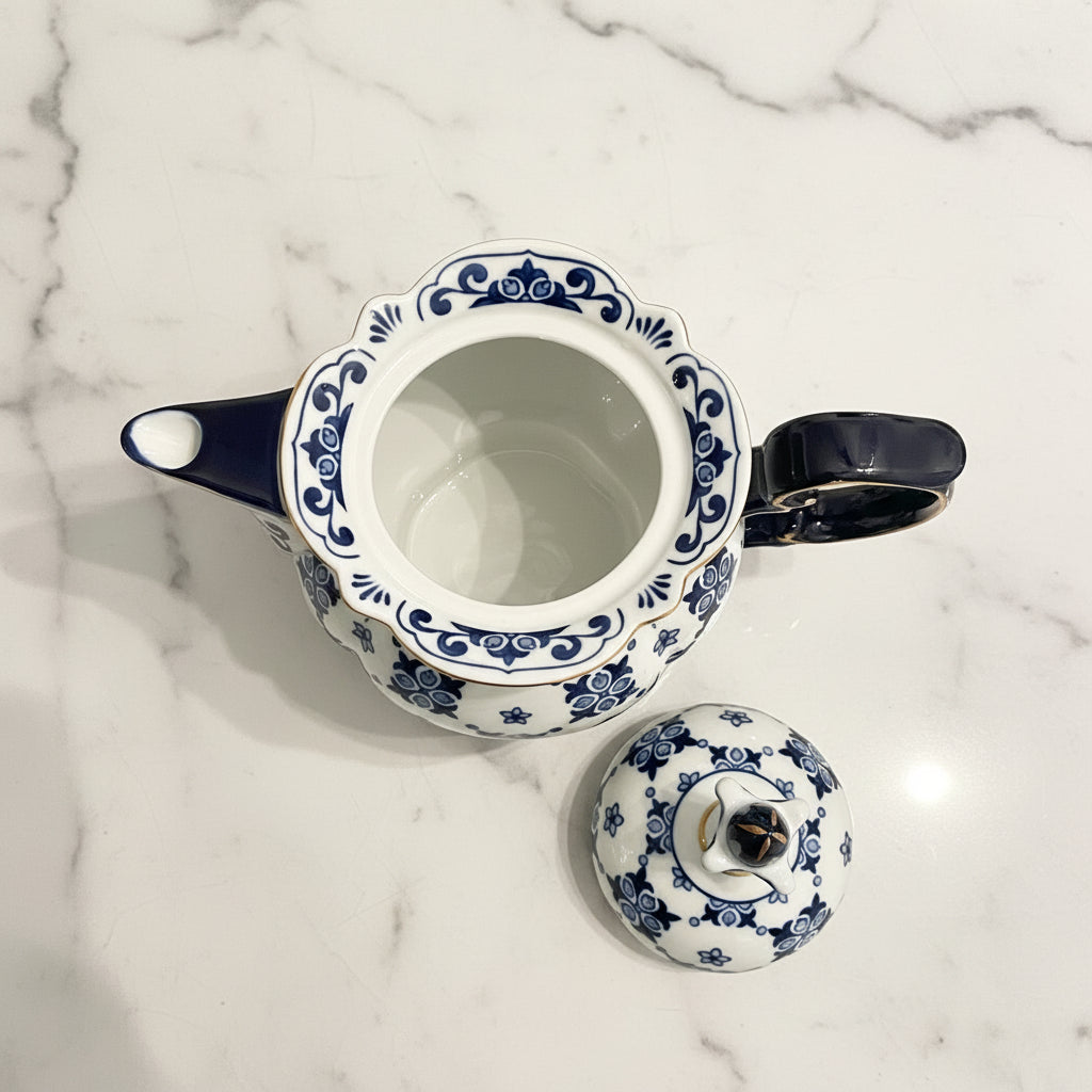 1990s Bombay Co Sommerhill Porcelain Teapot