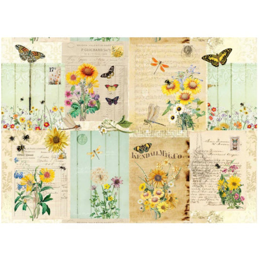 Botanical Masterboard Decoupage Paper - Roycycled Treasures