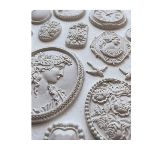 IOD CAMEOS Decor Mould by Iron Orchid Designs