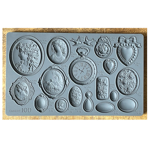 IOD CAMEOS Decor Mould by Iron Orchid Designs