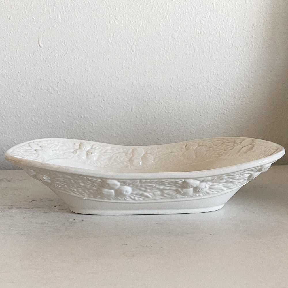 CWC Embossed Oblong Dish Italy