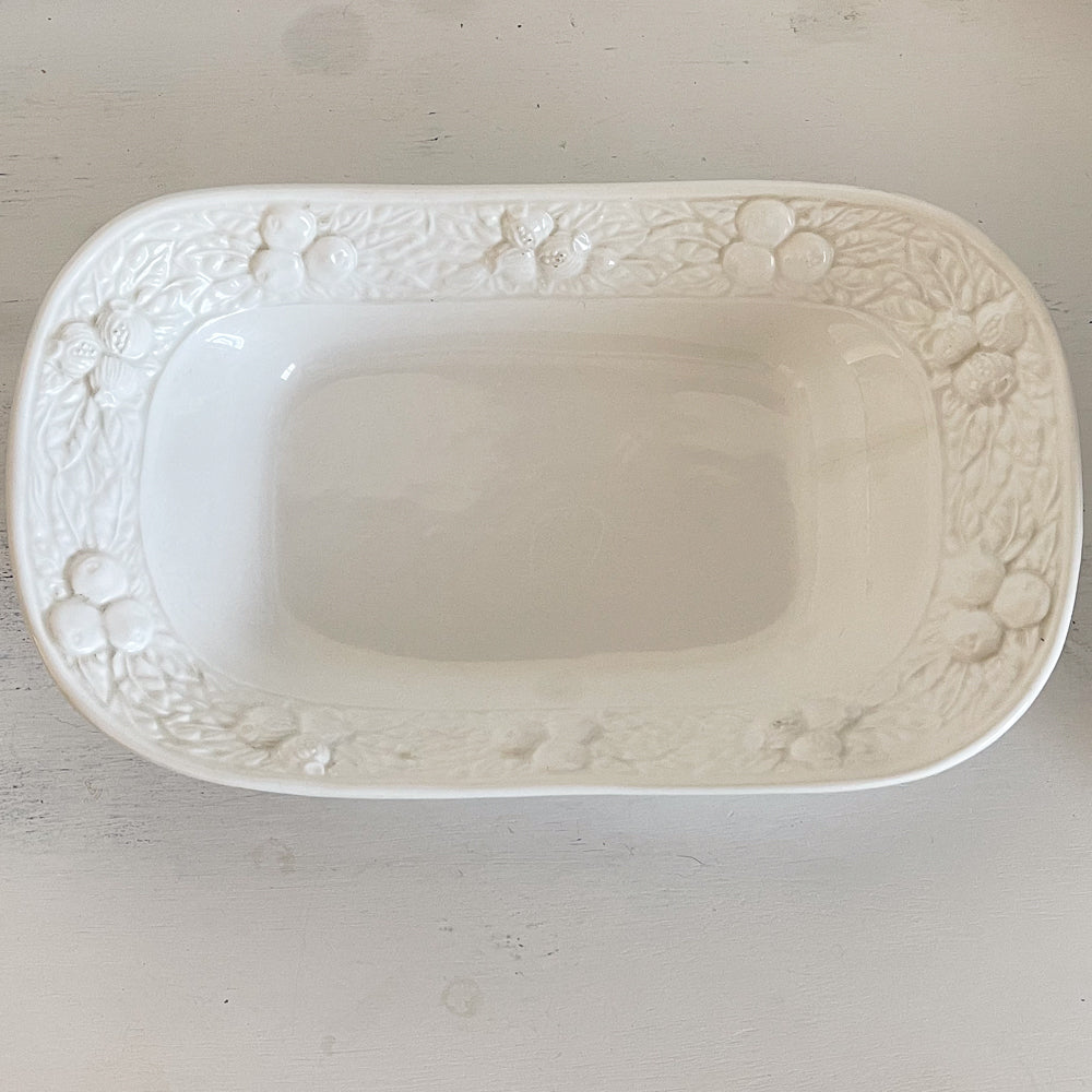 CWC Embossed Oblong Dish Italy