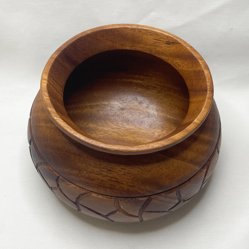 Carved Wood Bowl