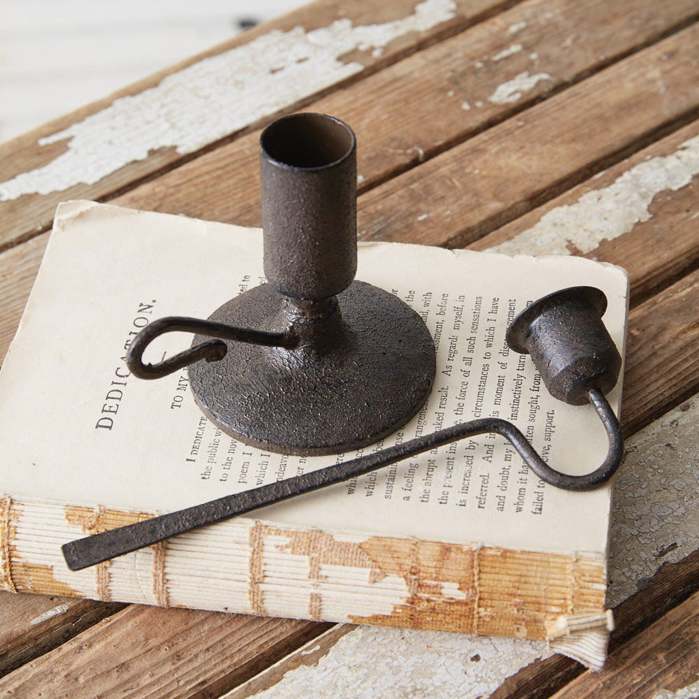 Chamber Candlestick Holder and Snuffer