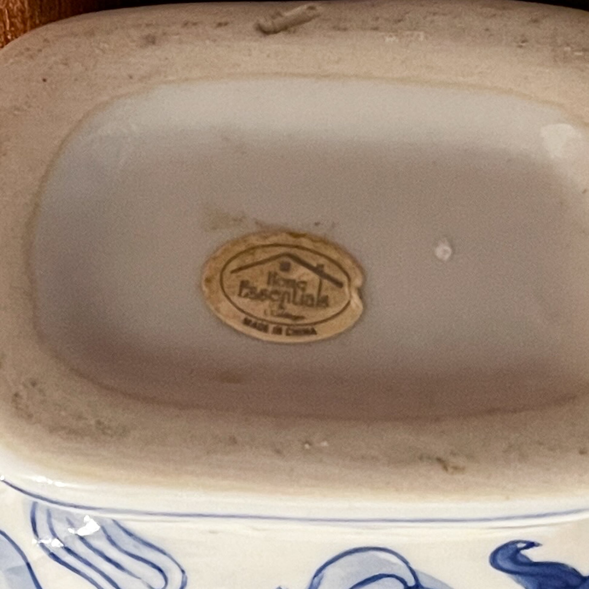 I980s Home Essentials Donut Shaped Porcelain Teapot