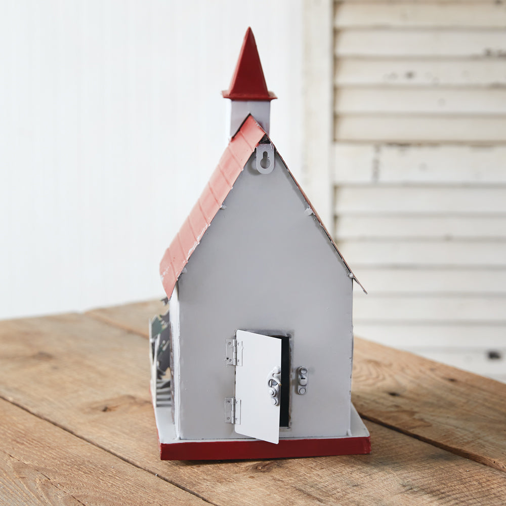 Christmas Chapel Birdhouse