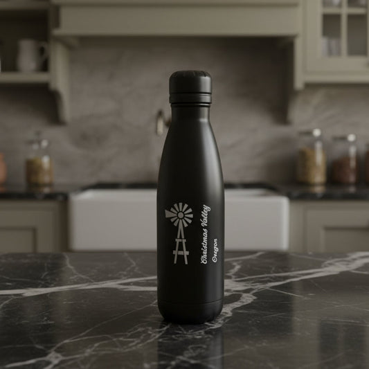 Christmas Valley Insulated Water Bottle